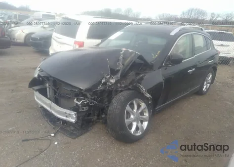 2009 Infiniti Ex35 Journey z USA, uszkodzony, nr VIN JNKAJ09F89M951222